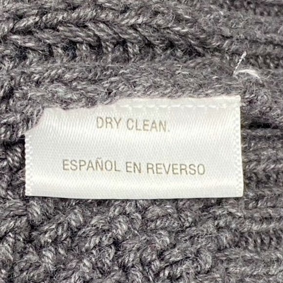 CHARTER CLUB 1X GRAY SWEATER VEST FAUX FUR COLLAR W/ ZIPPER/LOOP CLOSURES - Picture 8 of 10